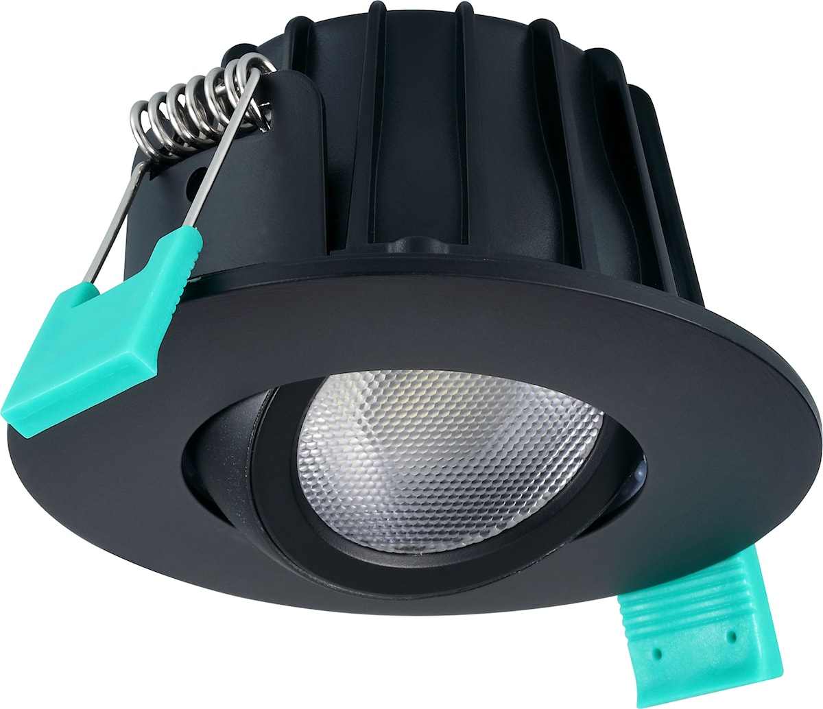 BRILONER Set 3 Faretti Da Soffitto LED Orientabili E Dimmerabili, GU10 5.5W 460lm, Luce Calda 3000K, Nichel Opaco, IP23